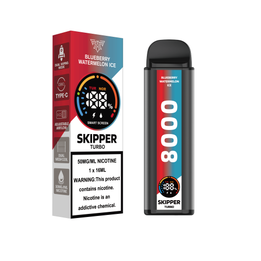 Skipper Blueberry Watermelon Ice 5% Disposable 10k Puffs